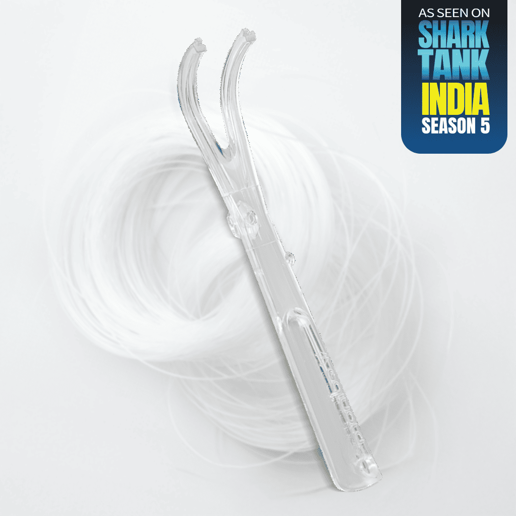 Edinora Dental Floss holder | Long and sturdy Floss holder for better grip and controlled flossing 