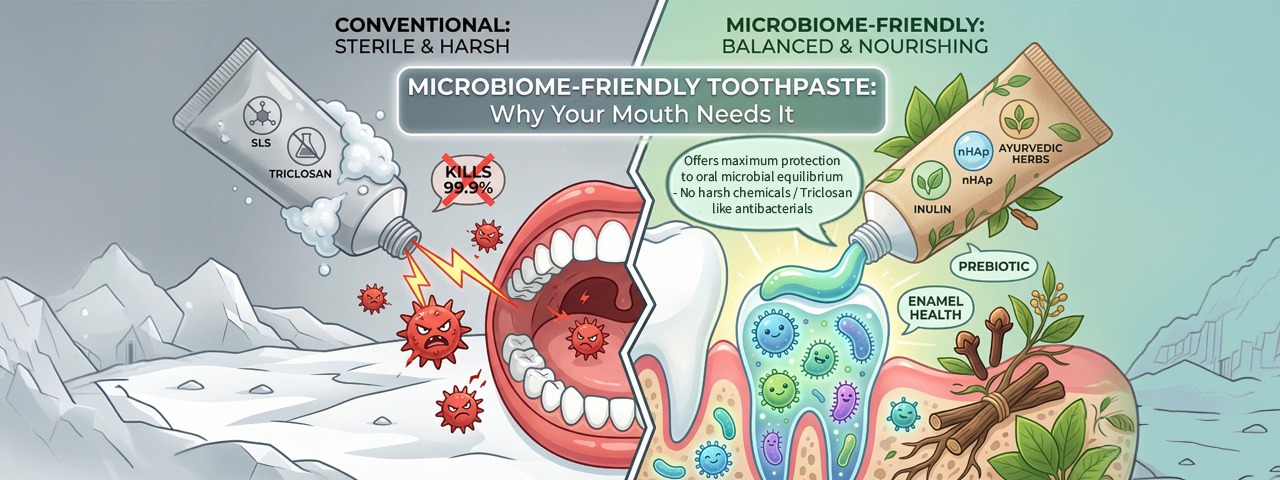 What Is Microbiome-Friendly Toothpaste & Why Your Mouth Needs It