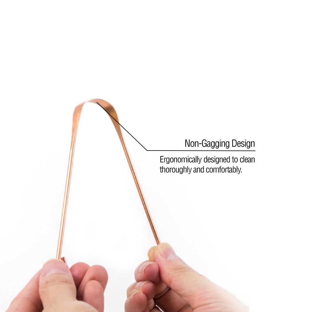 Edinora Copper Tongue Cleaner | Pure Natural Copper | Safe for daily use
