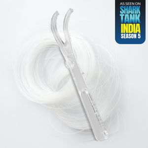 Edinora Dental Floss holder | Long and sturdy Floss holder for better grip and controlled flossing 