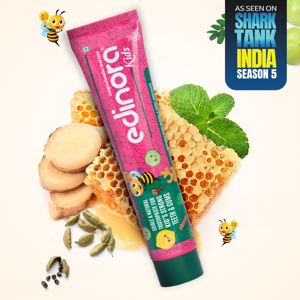 EDINORA KIDS TOOTHPASTE without SLS, Parabens, Harsh chemicals | Edible grade and safe if accidentally swallowed | 90g