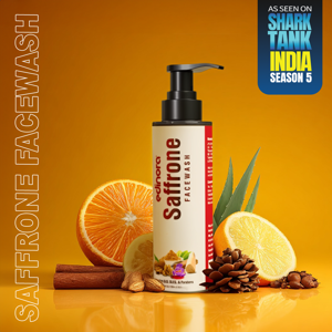 Edinora Saffron Brightening Facewash with Niacinamide | Helps Fight Acne | 100ml